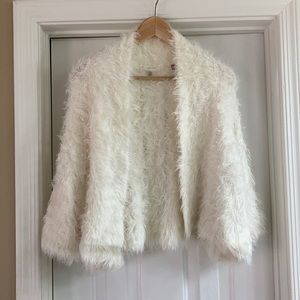 Anthropologie delicate layering shrug